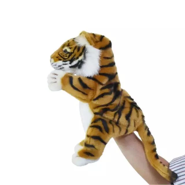 Tiger Plush Doll Hand Puppet Toy Mascot Festival Children′s Birthday Gift Customization Stuffed Soft Toy