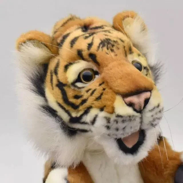 Tiger Plush Doll Hand Puppet Toy Mascot Festival Children′s Birthday Gift Customization Stuffed Soft Toy