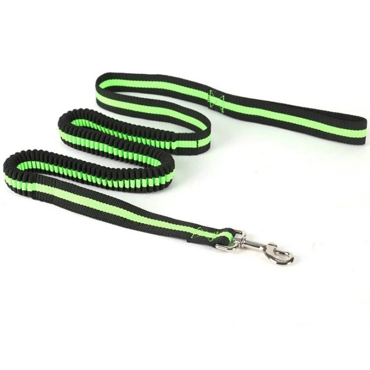 Wholesale Dog Harness Adjustable Pet Training Collar Pet Supply Christmas Products Nylon Polyester Coated Retractable Dog Training Lead Leather Rope Leash