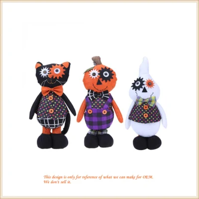 Monstruo de calabaza de Halloween juguetes de peluche/Festival personalizado juguete de peluche