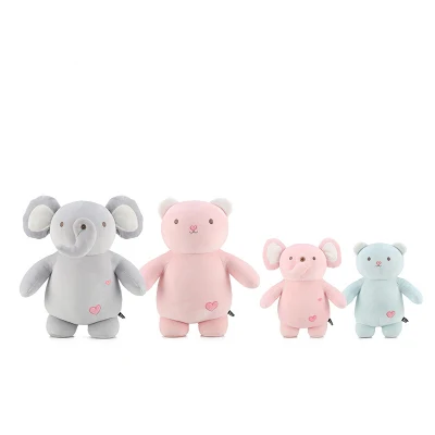 Regalos encantadores del festival de la historieta muñeco de peluche suave y acurrucado Spandex juguete de peluche para bebé